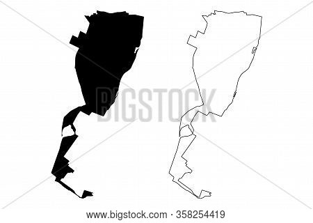 Braila City (republic Of Romania) Map Vector Illustration, Scribble Sketch City Of Braila Map