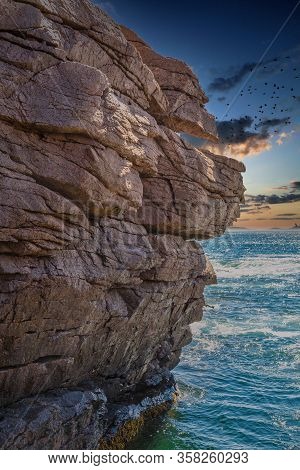 Rocky Coast In The Acadia National Forst Near Bar Harbor, Maine