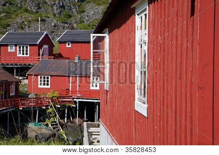 Rorbu cabanes