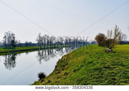 Beautiful Sunday Spring Walk Around The River