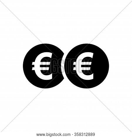 Euro Money Icon Vector Template Design Trendy