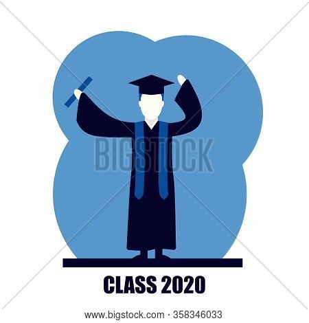 Class Graduation Congratulations Education Self Growth Vector Illustration