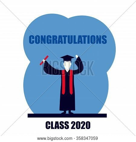 Class Graduation Congratulations Education Self Growth Vector Illustration