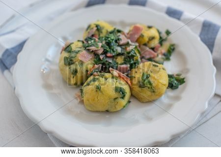 Home Made German Home Made Wild Garlic Dumplings