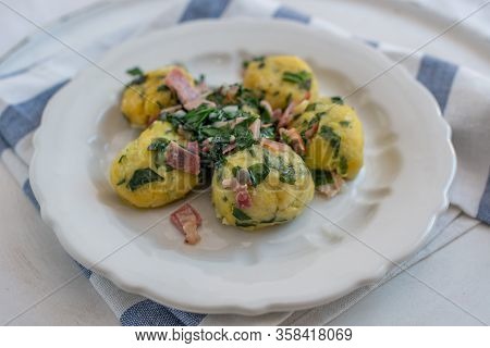 Home Made German Home Made Wild Garlic Dumplings