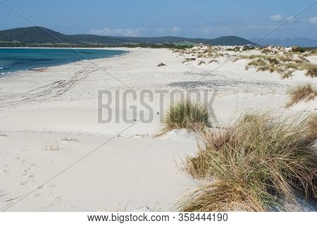 View Of The White Dunes Of Arenas Beach, Teulada