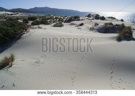 View Of The White Dunes Of Arenas Beach, Teulada
