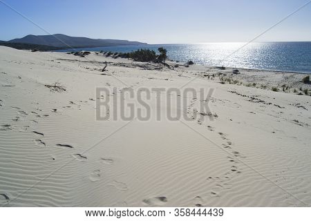 View Of The White Dunes Of Arenas Beach, Teulada