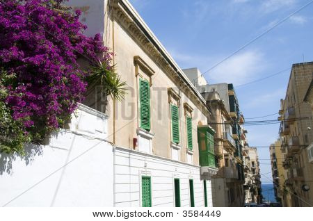 Typiske Residential arkitektur Malta