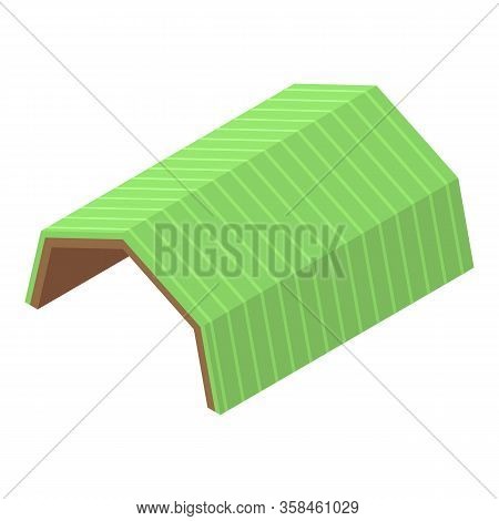 Roof Icon. Isometric Of Roof Vector Icon For Web Design Isolated On White Background
