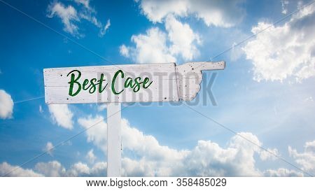 Street Sign The Way To Best Versus Worst Case