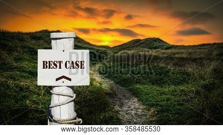 Street Sign The Way To Best Versus Worst Case