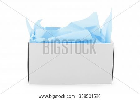 Open Gift Box Isolated On White Background
