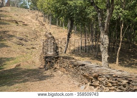 Asia Thailand Sukhothai Wat Saphan Hin