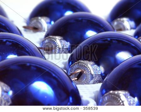 Palle di Natale blu