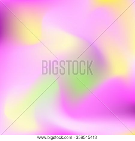 Trendy Minimalistic Fluid Blurred Gradient Background. Modern Backdrop For Poster, Brochure, Adverti