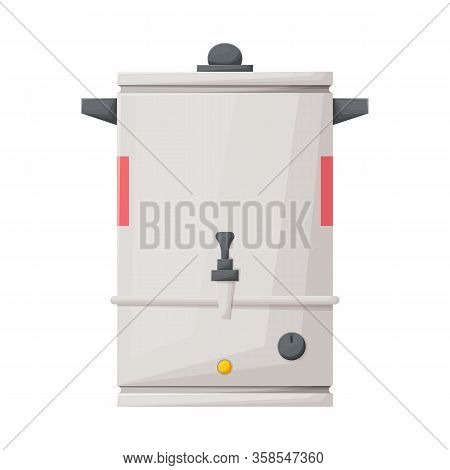 Isolated Object Of Heater And Boiler Logo. Graphic Of Heater And Device Vector Icon For Stock.