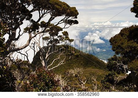 View From Ascent To Mount Kinabalu - Borneo, Malysia