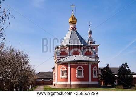 Russia Bataysk 03.28.2020 The Church Of The Ascension Exterior Of The Building In The Spring