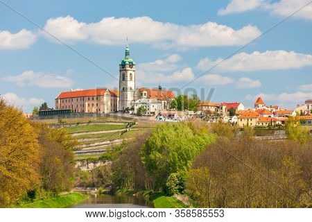 Melnik Castle with Vltava river, Czech Republic