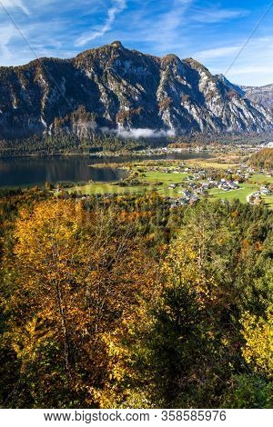 Hallstatter see in Upper Austria, Austria