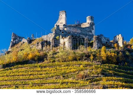 Ruins of Senftenberg, Krems-Land District, Lower Austria, Austria
