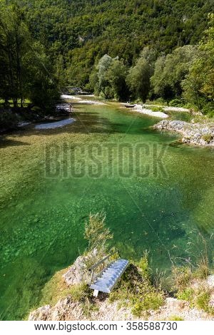 Sava Bohinjka in Triglav national park, Slovenia