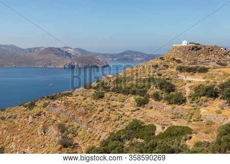Prophet Elias In Klima Beach, Milos, Greece