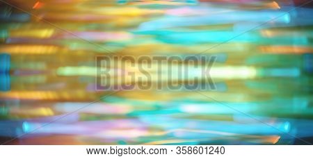 Blurred Abstract Bokeh Background Of City Lights At Night