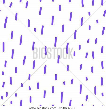 A Simple Pattern With Small Chaotic Dots. Seamless Pattern In Doodle Style. Uncomplicated Drawing Fo