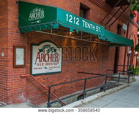 Bellingham, Washington - July 8, 2019: Located On Bellingham Bay With Mount Baker As Its Backdrop, B