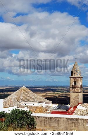 Church And Church Bell Tower (iglesia De Nuestra De La Victoria) And Surrounding Countryside, Medina