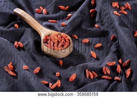 Red Dried Goji Berries - Lycium Barbarum. Wolfberry