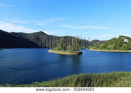 Bacina Lakes, Croatia, Southern Europe. Ocusa, Crnisevo, Podgora, Sladinac, Vrvnik And Plitko Lakes.