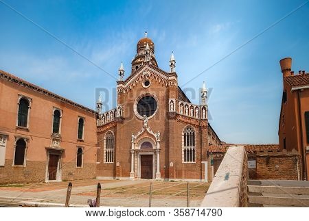 View To Madonna Del Orto Church, Canaregio District, Venice, Italy