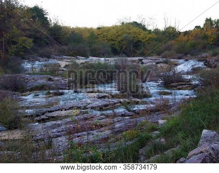 Waterfall Pazinski Krov On The Pazincica River - Pazin, Croatia