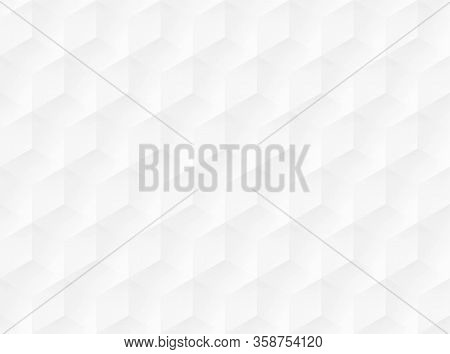 Isometric Cube Pattern Vector Illustration. Ui Background