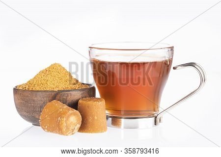 Fresh Homemade Aguapanela, Agua De Panela Or Aguadulce, A Popular Latin American Sweet Drink Made Of