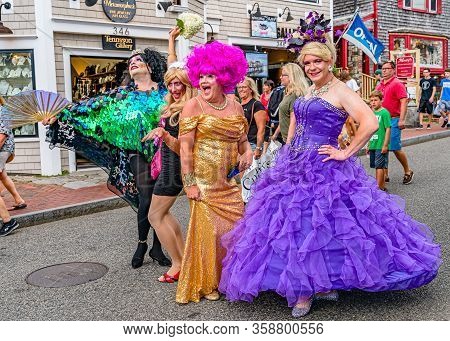 Provincetown Massachusetts August 21, 2019 At The End Of Cape Cod Provincetown Has A Large Gay Popul