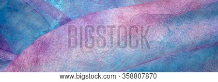 background of purple and blue marbled momi paper, web banner