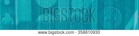 Abstract Turquoise, Celadon And Aquamarine Colors Background For Design.
