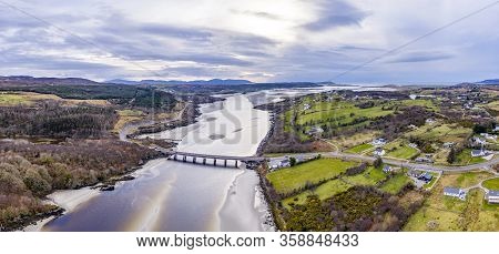 The Bridge To Lettermacaward In County Donegal - Ireland.