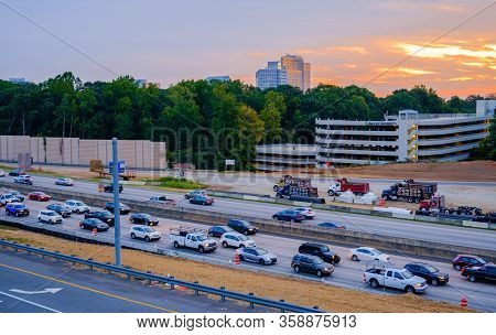 Atlanta, Georgia - September 5, 2019: Since The Massive Improvements To The Infrastructure Leading U