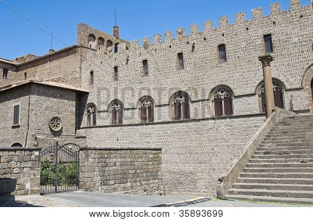 Palazzo papale. Viterbo. Lazio. Italia.