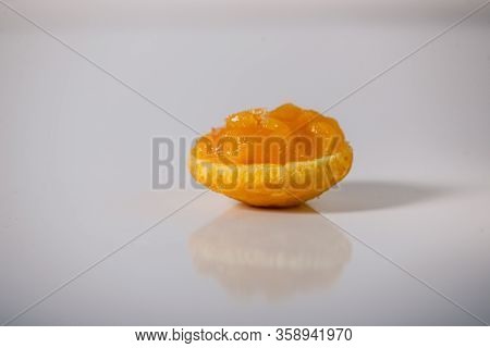 Fresh Orange And Lemmon Peal Tart Desert