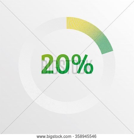 Set Pie Chart, Graphs In 2, 3, 4, 5, 6 Segments. Segmented Circles. Colorful Icons.