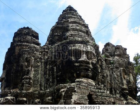 Bayon temppeli Angkor Tom