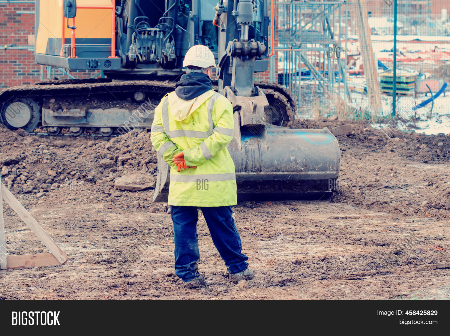 Excavator Digging Image & Photo (Free Trial) Bigstock