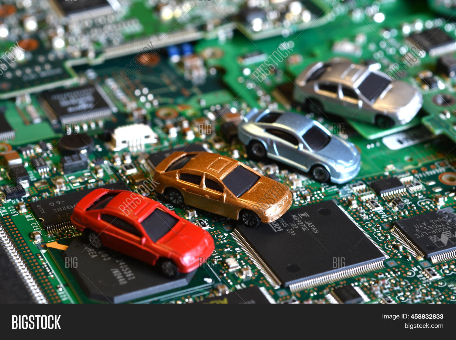 Toy Cars On Electronic Image & Photo (Free Trial) Bigstock
