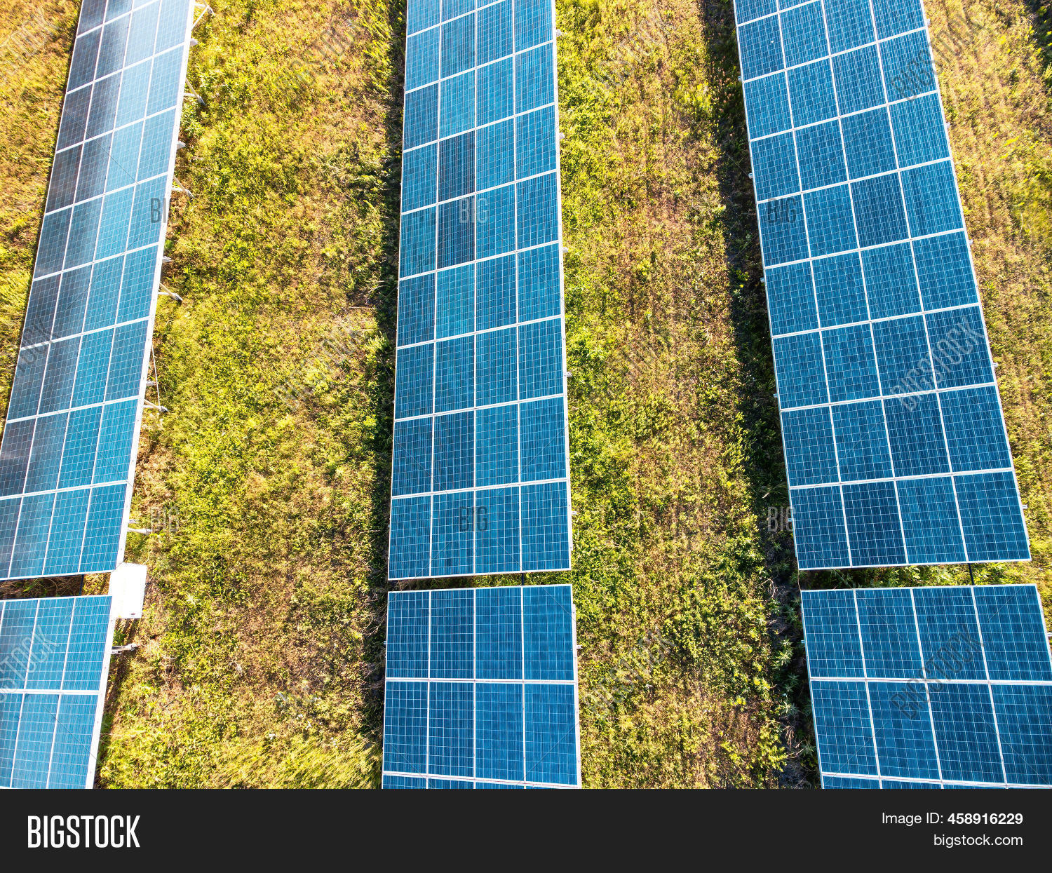 Top View Solar Panel Aerial Top View Solar Image & Photo (Free Trial) | Bigstock